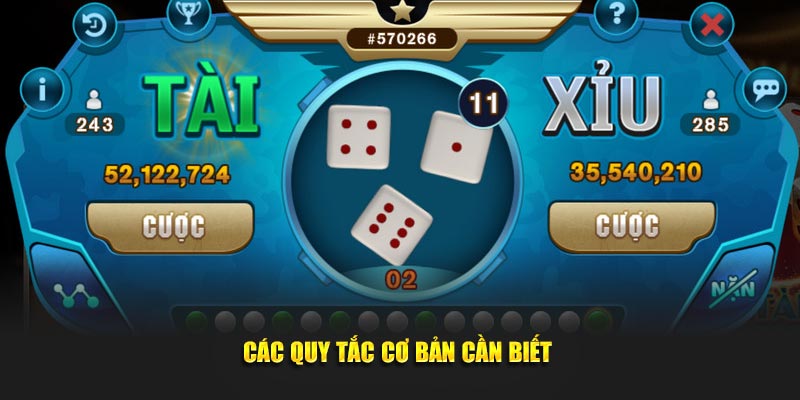 Các quy tắc cơ bản cần biết