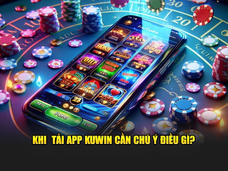 Khi tải app KUWIN cần chú ý điều gì?
