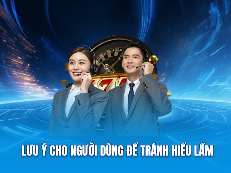 Lưu ý cho người dùng để tránh hiểu lầm